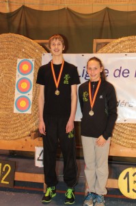 Gabin champion de Normandie et Alixe médaille de bronze