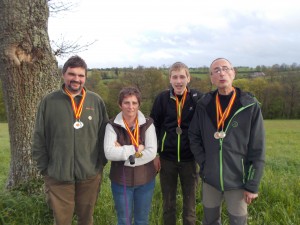 Olivier, Christelle, Gabin et Eric