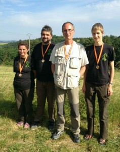 Christelle, Olivier, Eric et Gabin